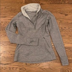 Grey lululemon quarter zip barely used